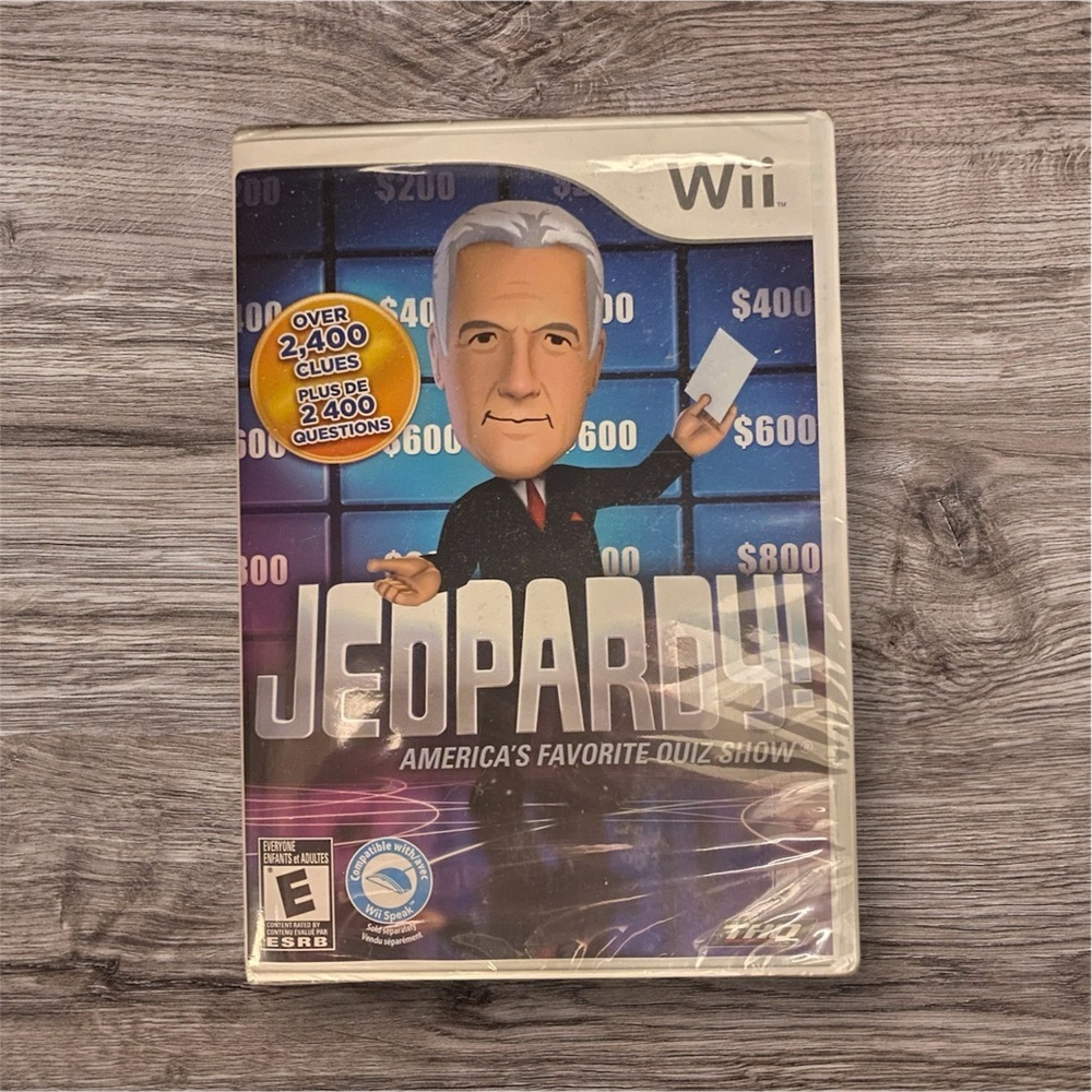Nintendo Wii Jeopardy! Brand New Sealed